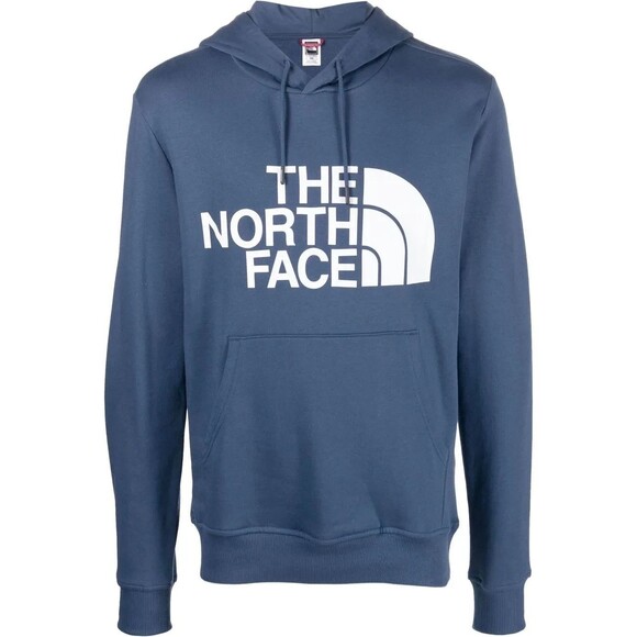 The North Face Men's Hoodie Half Dome Logo Pullover Sweatshirt Shady Blue - Picture 1 of 3